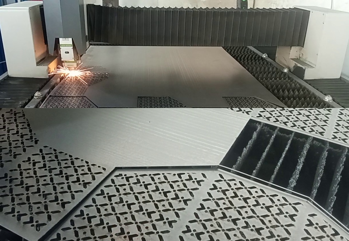 Jasa laser cutting plat besi